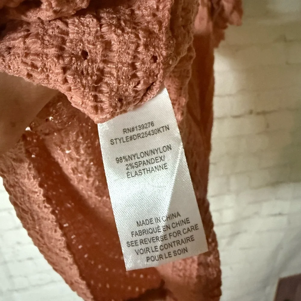 DR2 Rust Knit Flutter Sleeve Top - Picture 5 of 5
